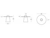 Столик пластиковый кофейный светящийся SLIDE Peak Lighting полиэтилен, закаленное стекло белый Фото 2