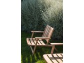 Кресло лаунж деревянное RODA Levante 007 тик Фото 6