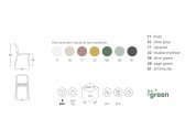 Стул пластиковый Scab Design Hug Go Green технополимер тортора Фото 2