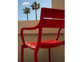 Кресло пластиковое PEDRALI Souvenir стеклопластик красный Фото 6