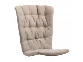 Лаунж-кресло пластиковое с подушкой Nardi Folio стеклопластик, акрил белый, бежевый Фото 8