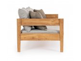 Диван деревянный с подушками Garden Relax Kobo тик, олефин натуральный, бежевый Фото 6