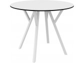Стол пластиковый Siesta Contract Max Table Ø90 пластик, HPL белый Фото 1