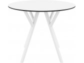 Стол пластиковый Siesta Contract Max Table Ø90 пластик, HPL белый Фото 6