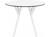 Стол пластиковый Siesta Contract Max Table Ø90 пластик, HPL белый Фото 7