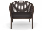 Лаунж-кресло металлическое с подушкой EMU Carousel алюминий, роуп, ткань Фото 5