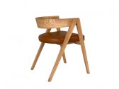 Кресло деревянное мягкое Morelato Cooper ясень, ткань Фото 15