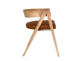Кресло деревянное мягкое Morelato Cooper ясень, ткань Фото 16
