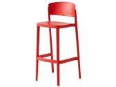 Стул пластиковый барный Gaber Abuela Stool 77 технополимер красный Фото 1