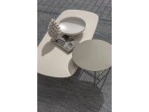 Столик кофейный керамический Ethimo Calipso алюминий, керамика темно-серый, коричневый Фото 4
