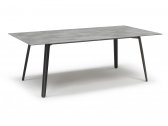 Стол ламинированный раздвижной Scab Design Squid Extendable алюминий, металл, компакт-ламинат HPL черный, цементный Фото 9