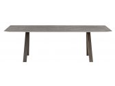 Стол ламинированный PEDRALI Arki-Table Outdoor сталь, алюминий, компакт-ламинат HPL коричневый, серый мрамор Фото 1