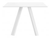 Стол обеденный PEDRALI Arki-Table сталь, компакт-ламинат HPL белый Фото 1