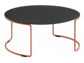 Столик кофейный PEDRALI Circuit сталь, компакт-ламинат HPL оранжевый, черный Фото 1