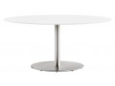 Стол ламинированный PEDRALI Inox Table нержавеющая сталь, компакт-ламинат HPL матовый стальной, белый Фото 1