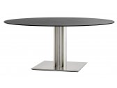 Стол ламинированный PEDRALI Inox Table нержавеющая сталь, компакт-ламинат HPL матовый стальной, черный Фото 1