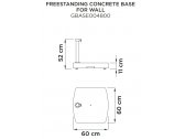 База утяжелительная Fim Base бетон, нержавеющая сталь серый Фото 2