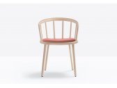 Кресло деревянное с обивкой PEDRALI Nym фанера, ясень, ткань Фото 5