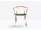 Кресло деревянное с обивкой PEDRALI Nym фанера, ясень, ткань Фото 6