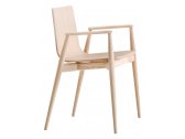 Кресло деревянное PEDRALI Malmo ясень, фанера беленый ясень Фото 1