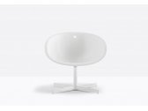 Кресло вращающееся пластиковое PEDRALI Gliss Lounge  алюминий, сталь, технополимер белый Фото 9