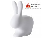 Стул пластиковый Qeeboo Rabbit полиэтилен светло-серый Фото 1