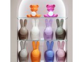 Стул пластиковый Qeeboo Rabbit полиэтилен светло-серый Фото 28