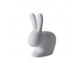 Стул пластиковый Qeeboo Rabbit полиэтилен серый Фото 4