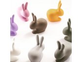 Стул пластиковый детский Qeeboo Rabbit Baby полиэтилен светло-серый Фото 22