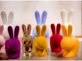 Стул пластиковый Qeeboo Rabbit Velvet Finish полиэтилен фиолетовый Фото 17