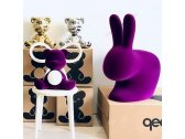 Стул пластиковый Qeeboo Rabbit Velvet Finish полиэтилен фиолетовый Фото 11