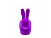 Стул пластиковый Qeeboo Rabbit Velvet Finish полиэтилен фиолетовый Фото 6