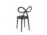 Комплект пластиковых стульев Qeeboo Ribbon Set 2 полипропилен черный Фото 9