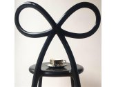 Комплект пластиковых стульев Qeeboo Ribbon Set 2 полипропилен черный Фото 14