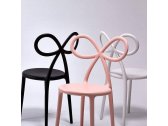 Комплект пластиковых стульев Qeeboo Ribbon Set 2 полипропилен черный Фото 47