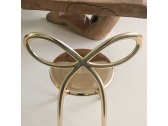 Комплект пластиковых стульев Qeeboo Ribbon Metal Finish Set 2 полипропилен золотистый Фото 13