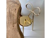 Комплект пластиковых стульев Qeeboo Ribbon Metal Finish Set 2 полипропилен золотистый Фото 30