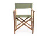 Кресло деревянное складное Garden Relax Noemi Director акация, полиэстер коричневый, мускусно-зеленый Фото 2