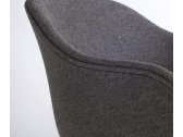 Кресло на полозьях c обивкой PAPATYA Globe-K Sled Soft сталь, ткань Фото 4