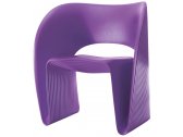 Кресло пластиковое Magis Raviolo полиэтилен фиолетовый Фото 1