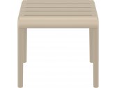 Столик пластиковый журнальный Siesta Contract Paris Side Table стеклопластик бежевый Фото 6