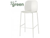 Стул пластиковый барный Scab Design Mentha Go Green сталь, технополимер лен Фото 1