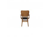 Кресло деревянное с обивкой Sancrea Missy бук, фанера ореха, ткань Фото 10