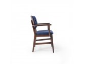 Кресло деревянное с обивкой Sancrea Missy бук, фанера ореха, ткань Фото 5