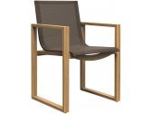 Кресло деревянное JANUS et Cie Matisse Teak тик, алюминий, поливинил натуральный, мокко Фото 1