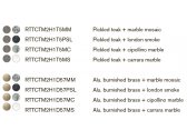 Столик кофейный мраморный Ethimo Rotin металл, мрамор полированная латунь, каррарский мрамор Фото 4