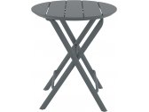 Стол пластиковый складной Siesta Contract Helen Folding Table Ø60 пластик темно-серый Фото 6