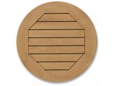 Столешница деревянная круглая POINT Natural Teak тик натуральный Фото 1