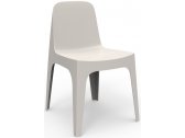 Стул пластиковый Vondom Solid Basic полиэтилен слоновая кость Фото 1