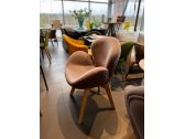 Кресло с обивкой Beon Swan Wood Legs (Arne Jacobsen) A062 дерево, кашемир натуральный, серо-коричневый Фото 2